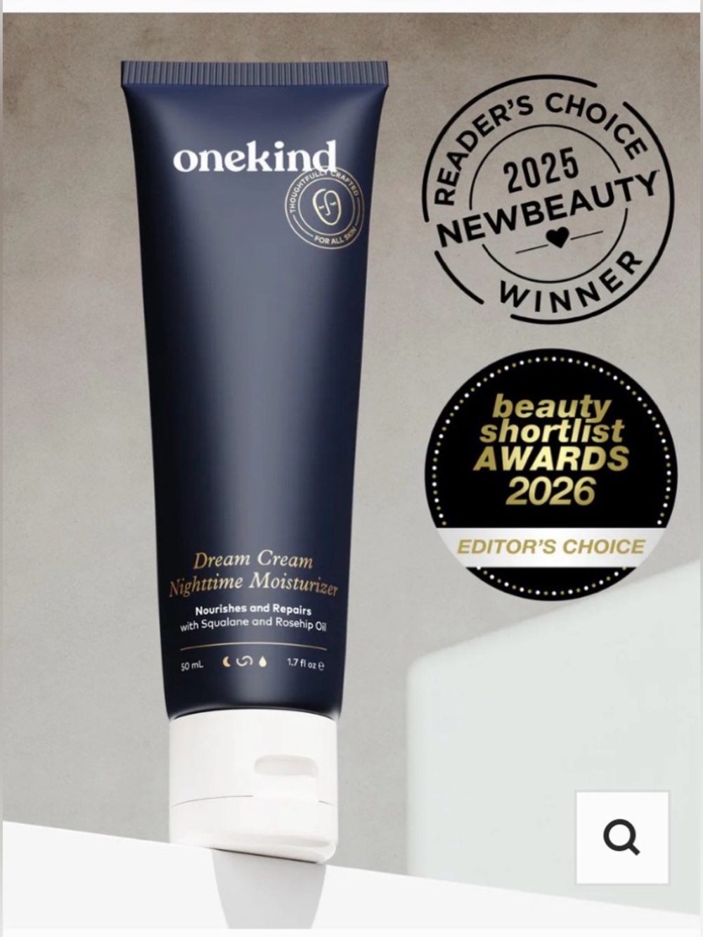 NEW onekind Dream Cream Nighttime Moisturizer 1.7oz